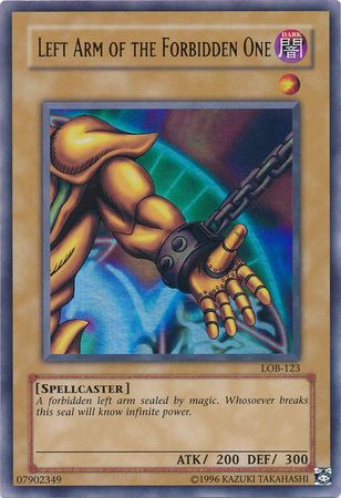 Left Arm of the Forbidden One - LOB-EN123 - Ultra Rare Unlimited (25th Anniversary Edition)