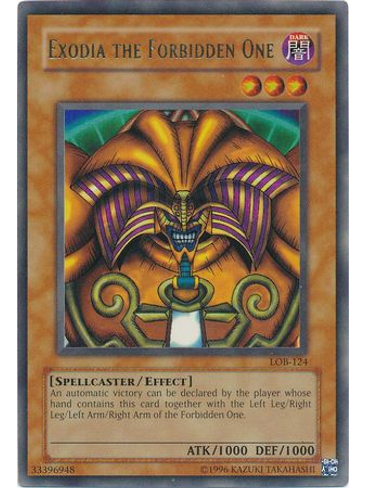 Exodia The Forbidden One - LOB-EN124 - Ultra Rare Unlimited (25th Anniversary Edition) 1