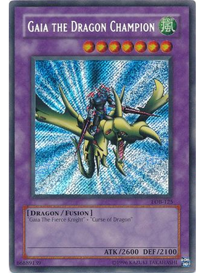 Gaia the Dragon Champion - LOB-EN125 - Secret Rare Unlimited (25th Anniversary Edition) 1
