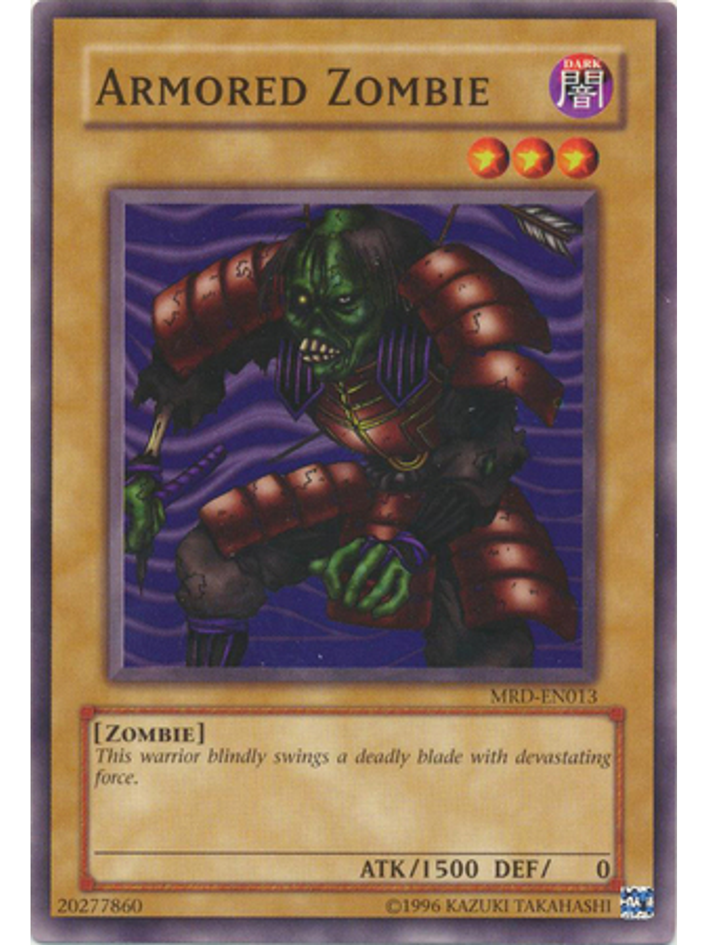 Armored Zombie - MRD-EN013 - Common Unlimited (25th Anniversary Edition) 1