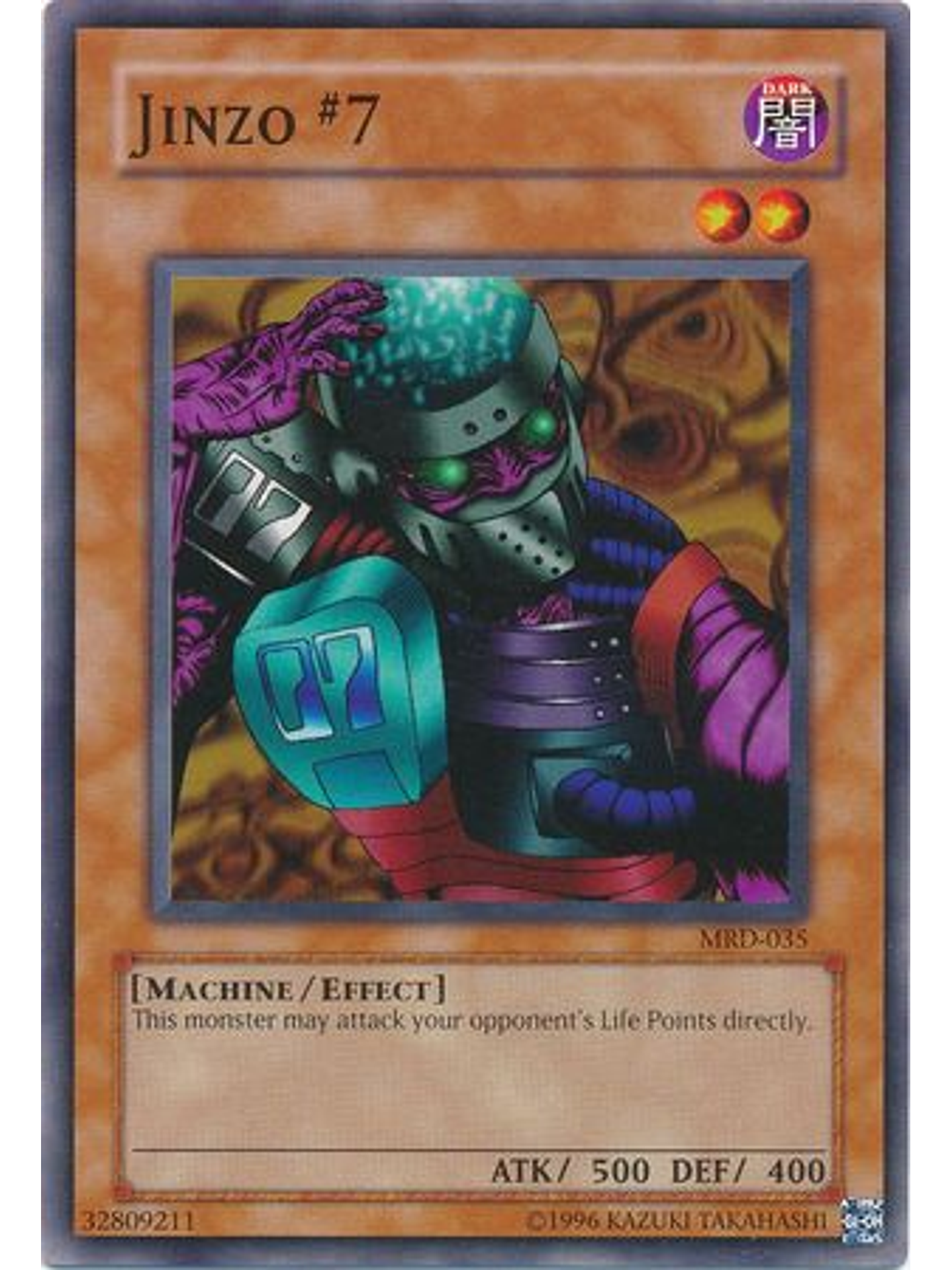 Jinzo #7 - MRD-EN035 - Common Unlimited (25th Anniversary Edition) 1