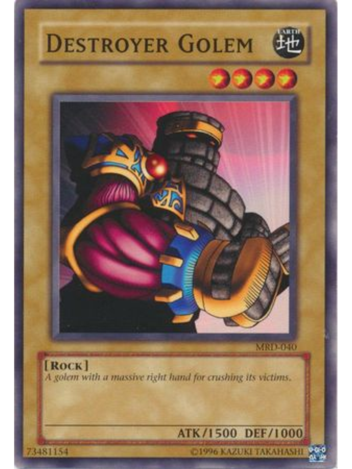 Destroyer Golem - MRD-EN040 - Common Unlimited (25th Anniversary Edition) 1