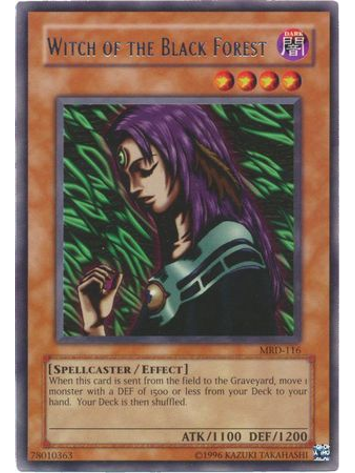 Witch of the Black Forest - MRD-EN116 - Rare Unlimited (25th Anniversary Edition) 1