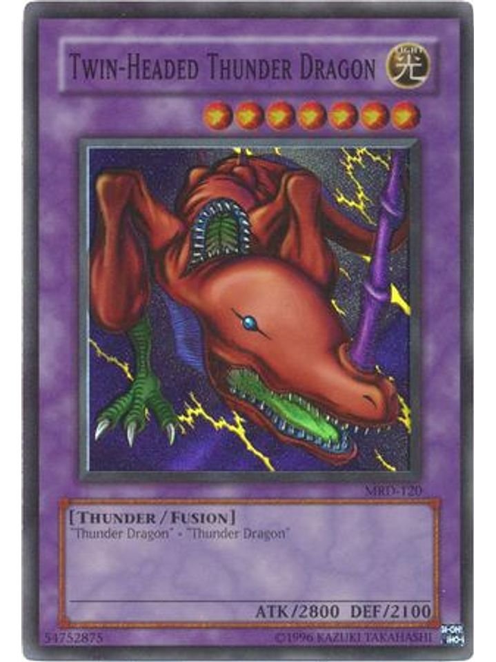 Twin-Headed Thunder Dragon - MRD-EN120 - Super Rare Unlimited (25th Anniversary Edition) 1