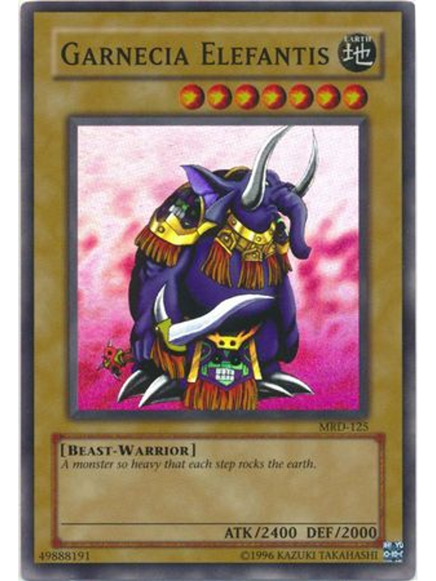 Garnecia Elefantis - MRD-EN125 - Super Rare Unlimited (25th Anniversary Edition) 1