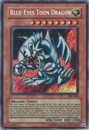 Blue-Eyes Toon Dragon - SRL-EN000 - Secret Rare Unlimited (25th Anniversary Edition)