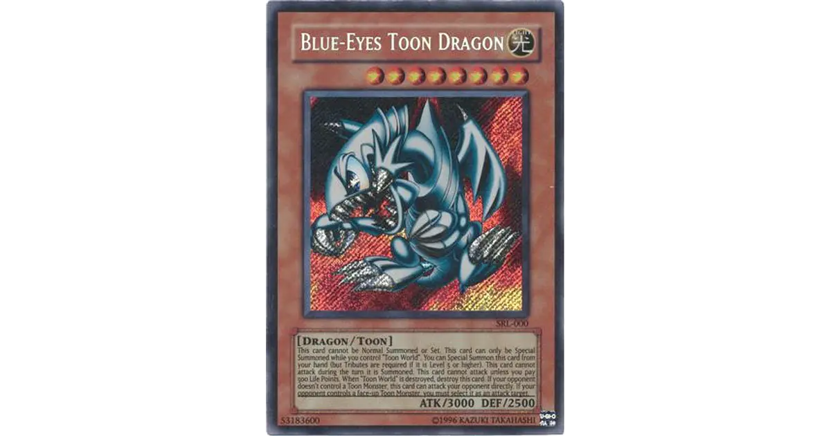 BlueEyes Toon Dragon SRLEN000 Secret Rare (25th)