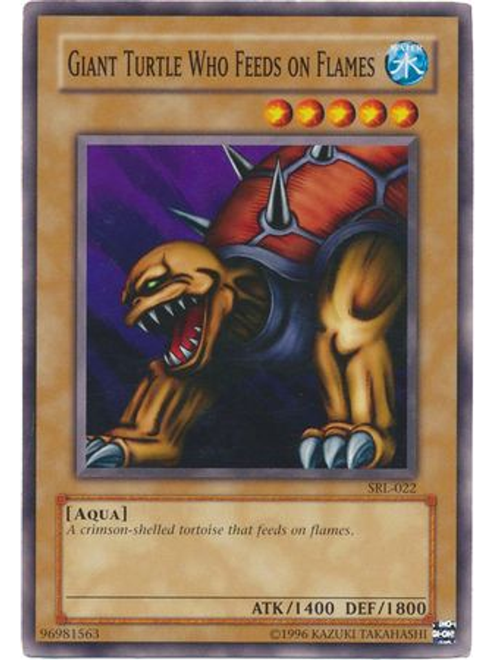 Giant Turtle Who Feeds on Flames - SRL-EN022 - Common Unlimited (25th Anniversary Edition) 1