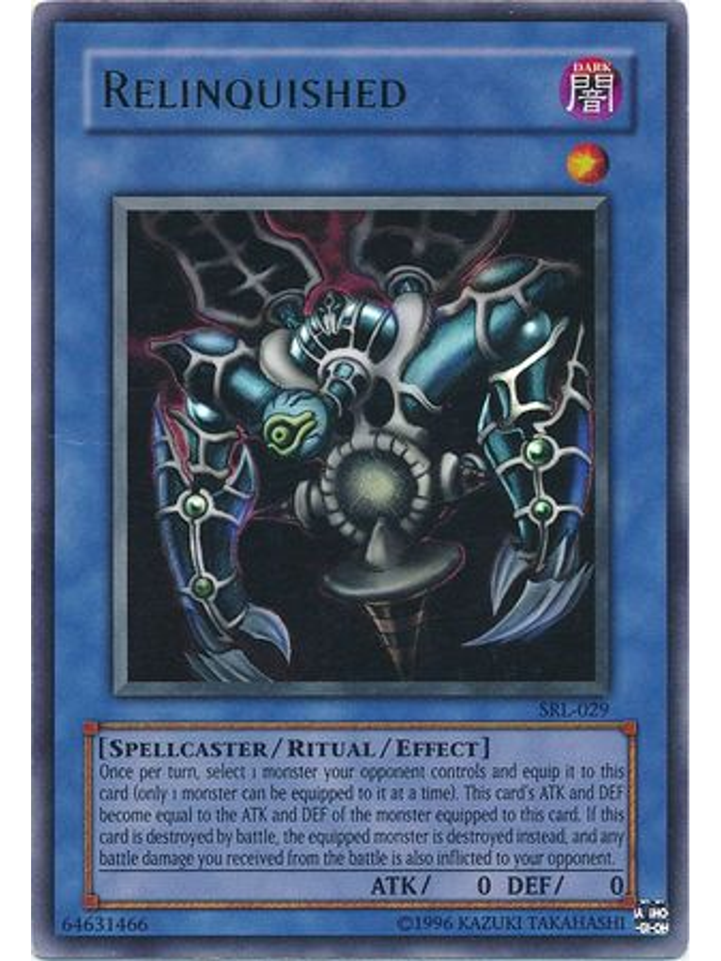 Relinquished - SRL-EN029 - Ultra Rare Unlimited (25th Anniversary Edition) 1