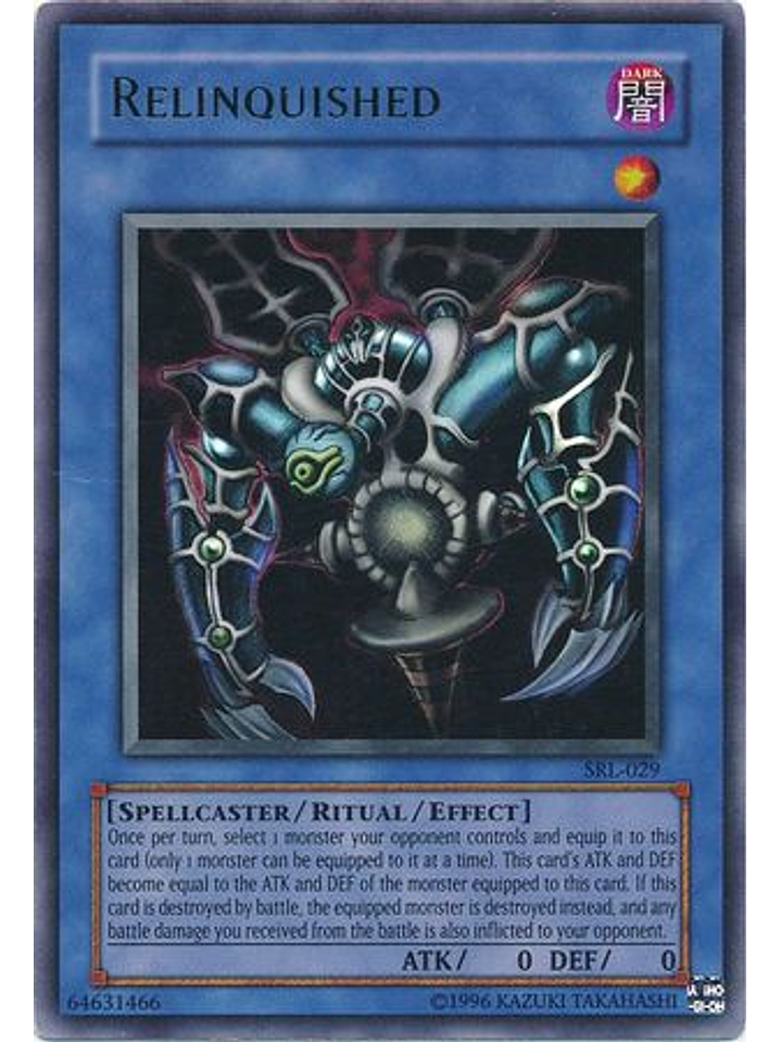 Relinquished - SRL-EN029 - Ultra Rare Unlimited (25th Anniversary Edition) 1