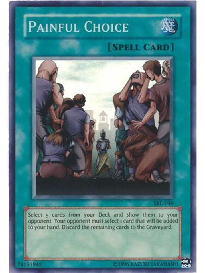 Painful Choice - SRL-EN049 - Super Rare Unlimited (25th Anniversary Edition) 1