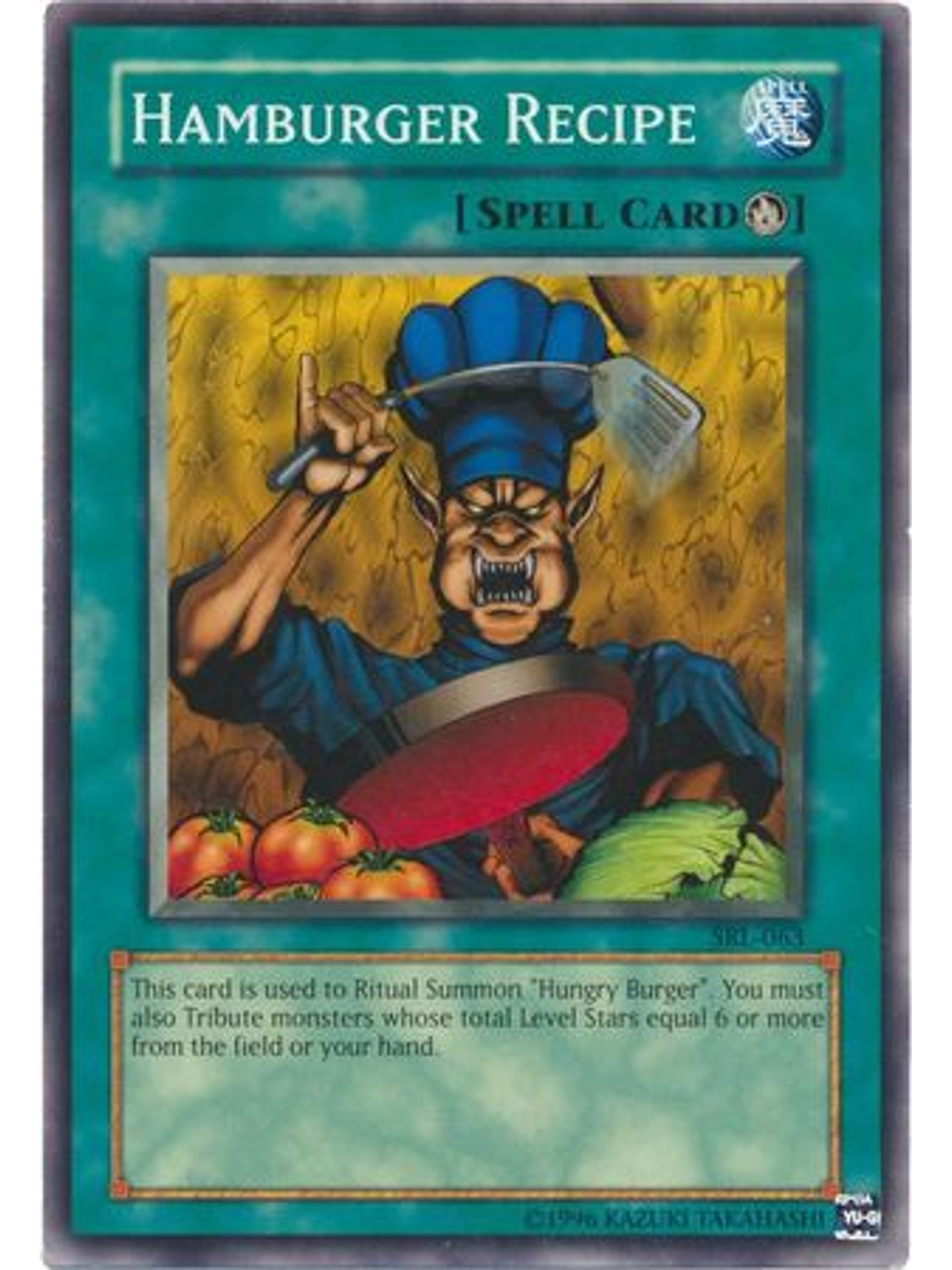 Hamburger Recipe - SRL-EN063 - Common Unlimited (25th Anniversary Edition) 1