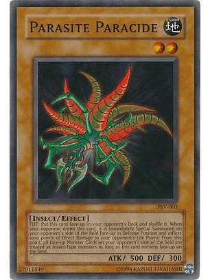 Parasite Paracide - PSV-EN003 - Super Rare Unlimited (25th Anniversary Edition)
