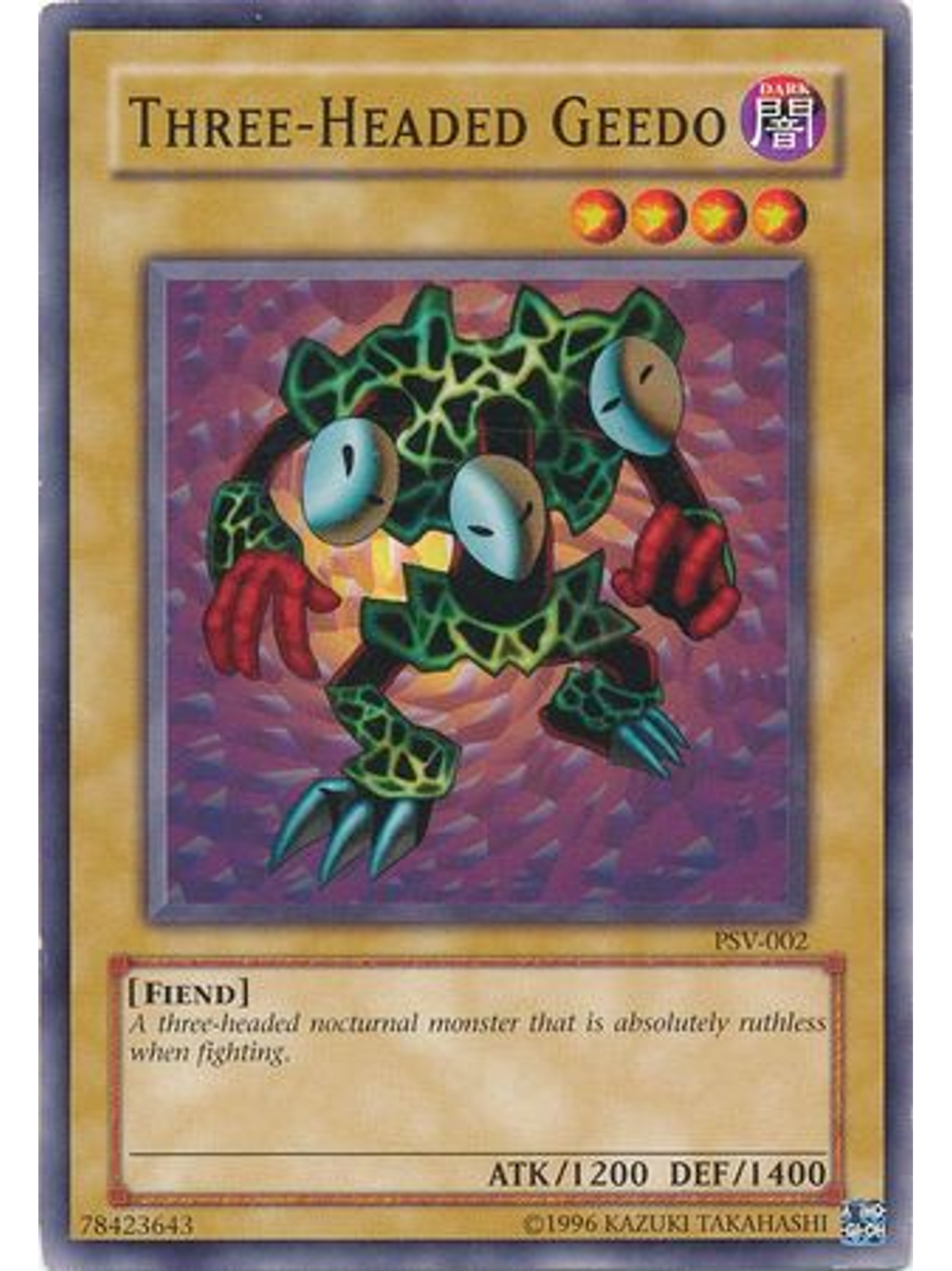 Three-Headed Geedo - PSV-EN002 - Common Unlimited (25th Anniversary Edition) 1