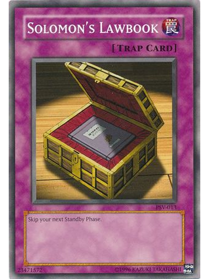 Solomon's Lawbook - PSV-EN013 - Common Unlimited (25th Anniversary Edition) 1