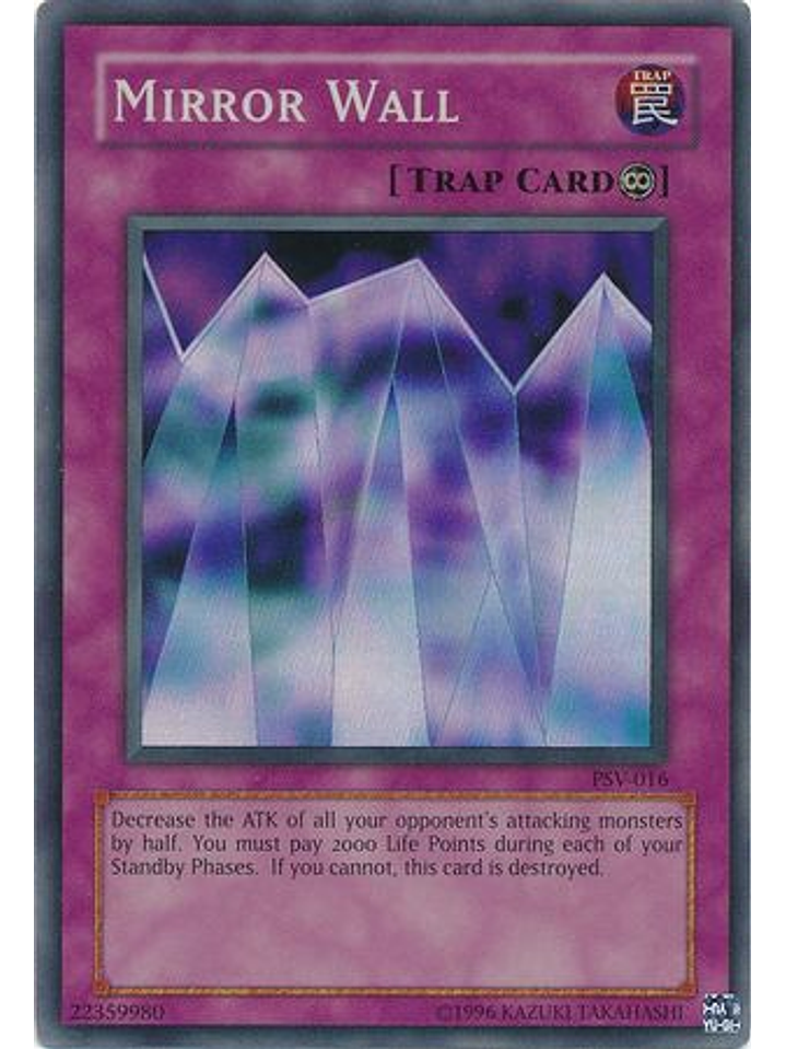 Mirror Wall - PSV-EN016 - Super Rare Unlimited (25th Anniversary Edition) 1