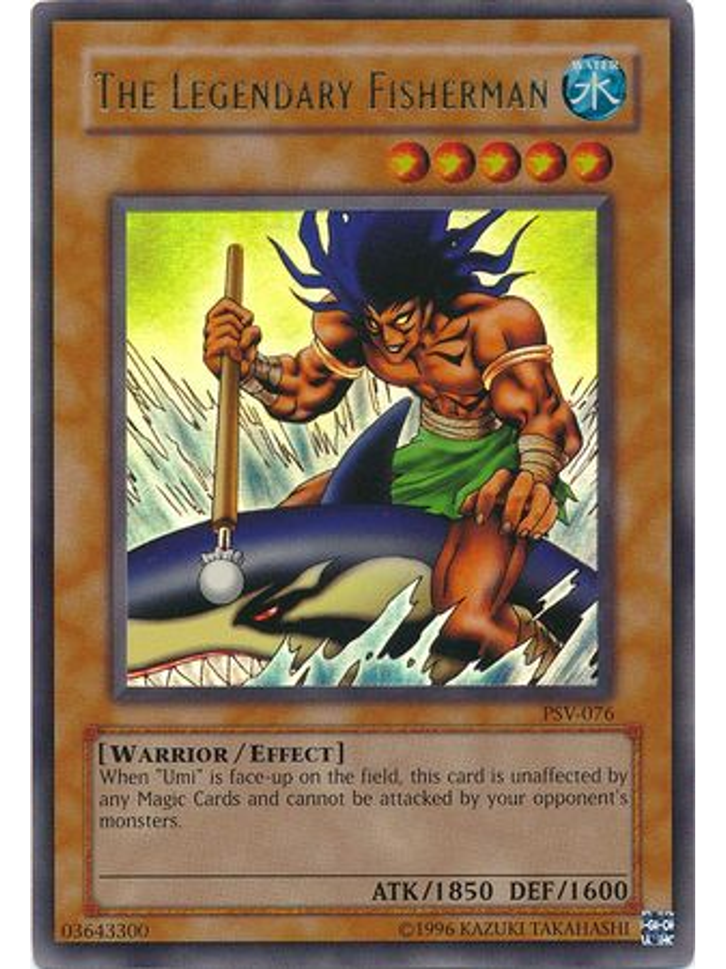 The Legendary Fisherman - PSV-EN076 - Ultra Rare Unlimited (25th Anniversary Edition) 1