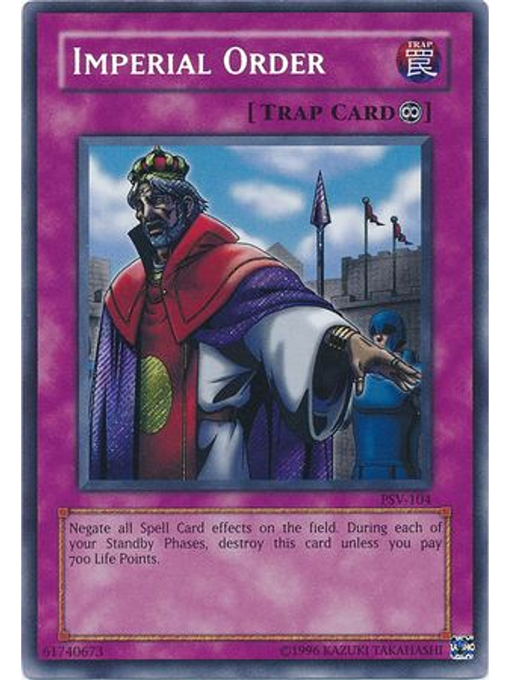 Imperial Order - PSV-EN104 - Secret Rare Unlimited (25th Anniversary Edition) 1