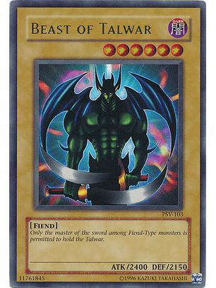 Beast of Talwar - PSV-EN103 - Ultra Rare Unlimited (25th Anniversary Edition)