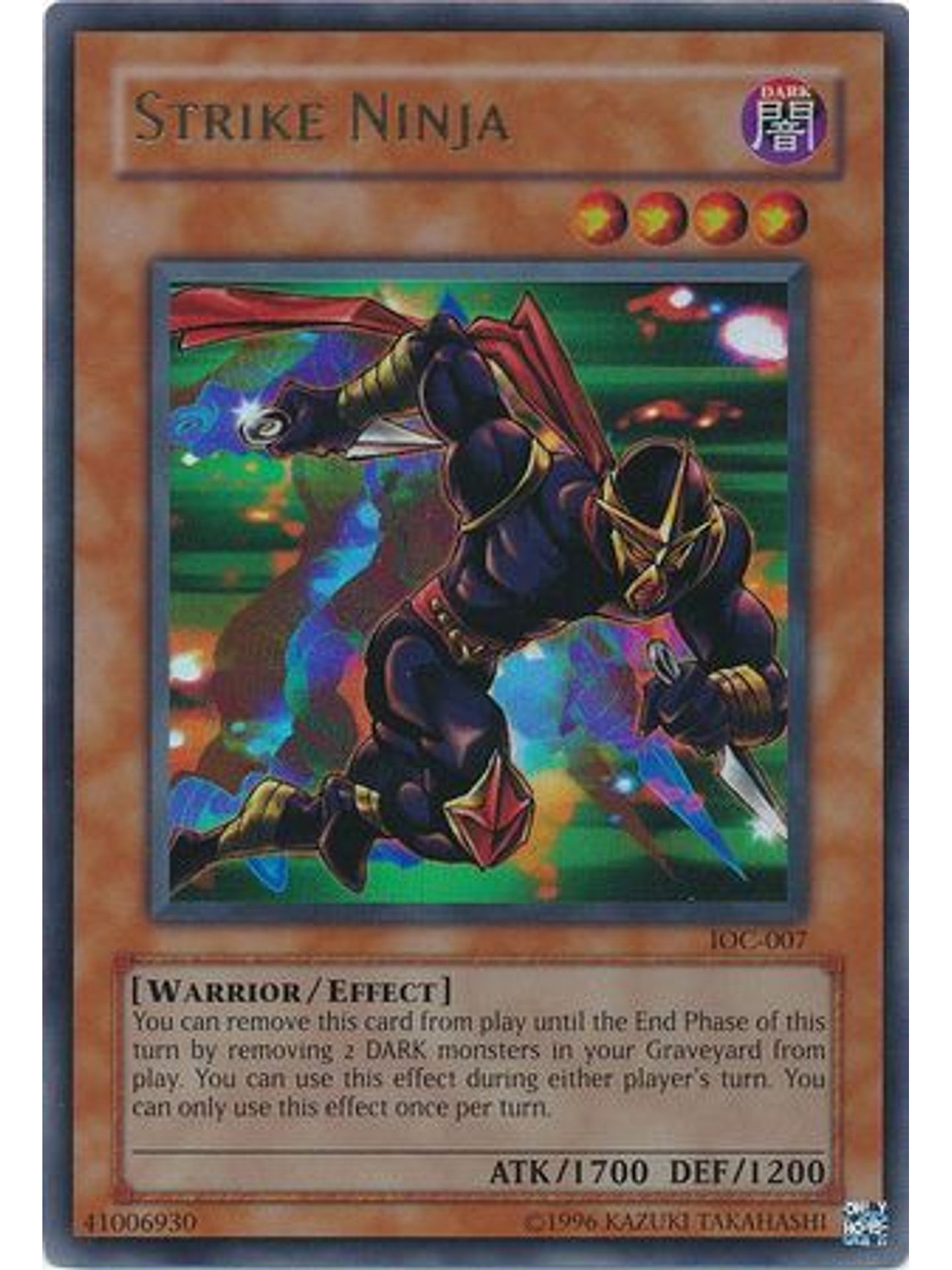 Strike Ninja - IOC-EN007 - Ultra Rare Unlimited (25th Anniversary Edition) 1