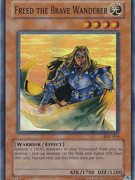 Freed the Brave Wanderer - IOC-EN014 - Super Rare Unlimited (25th Anniversary Edition)