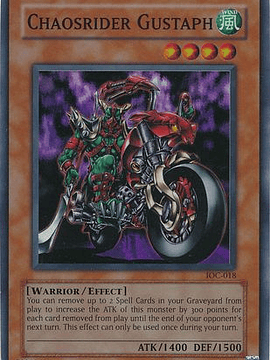 Chaosrider Gustaph - IOC-EN018 - Super Rare Unlimited (25th Anniversary Edition)