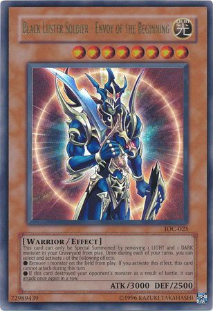 Black Luster Soldier - Envoy of the Beginning - IOC-EN025 - Ultra Rare - Unlimited (25th Anniversary Edition)