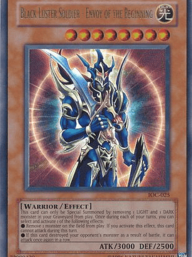Black Luster Soldier - Envoy of the Beginning - IOC-EN025 - Ultra Rare - Unlimited (25th Anniversary Edition)