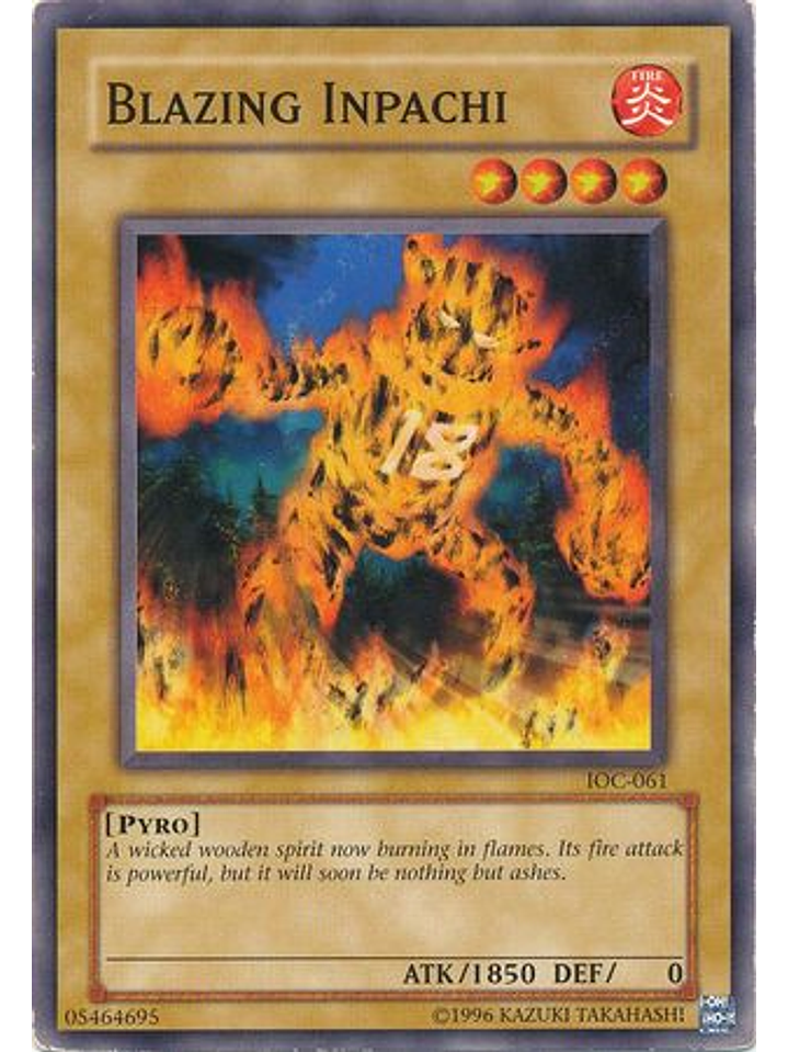 Blazing Inpachi - IOC-EN061 - Common Unlimited (25th Anniversary Edition) 1