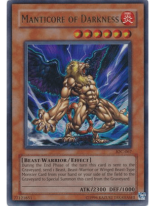 Manticore of Darkness - IOC-EN067 - Ultra Rare Unlimited (25th Anniversary Edition)