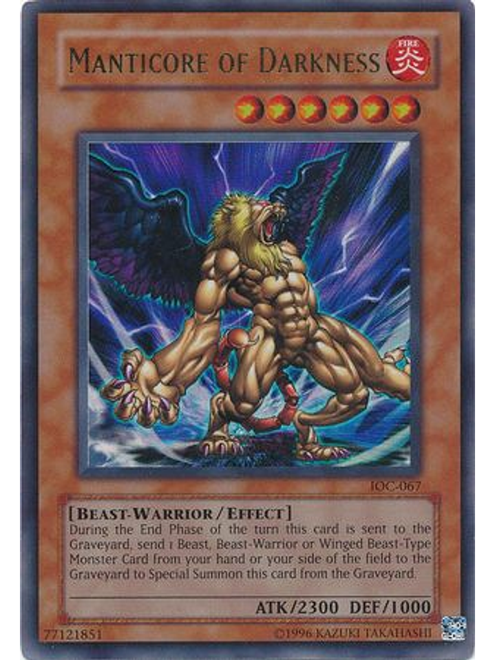 Manticore of Darkness - IOC-EN067 - Ultra Rare Unlimited (25th Anniversary Edition) 1
