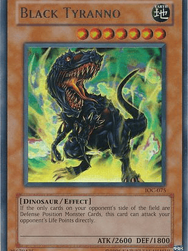 Black Tyranno - IOC-EN075 - Ultra Rare Unlimited (25th Anniversary Edition)