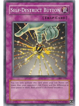 Self-Destruct Button - IOC-EN105 - Common Unlimited (25th Anniversary Edition)