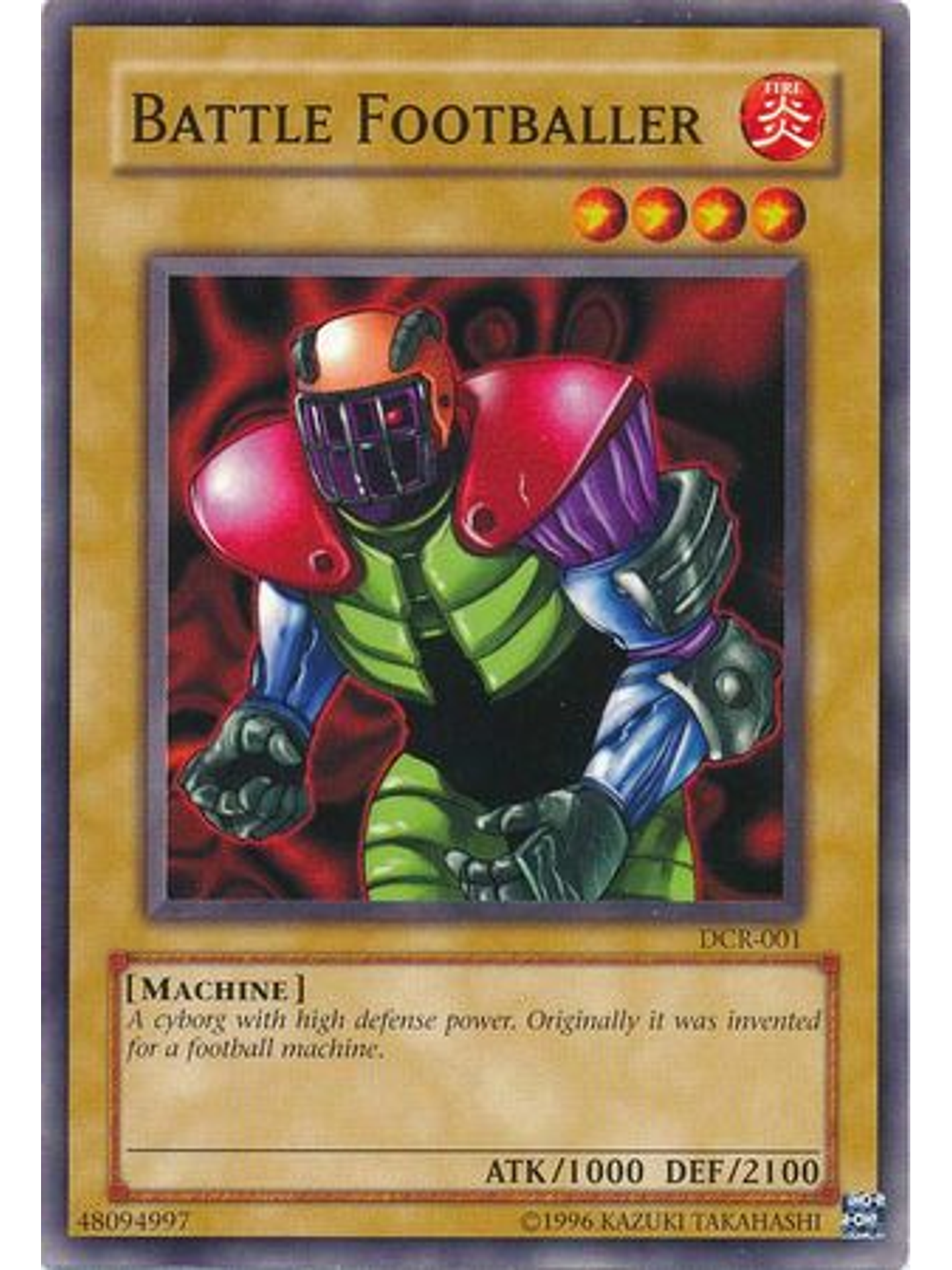 Battle Footballer - DCR-EN001 - Common Unlimited (25th Anniversary Edition) 1