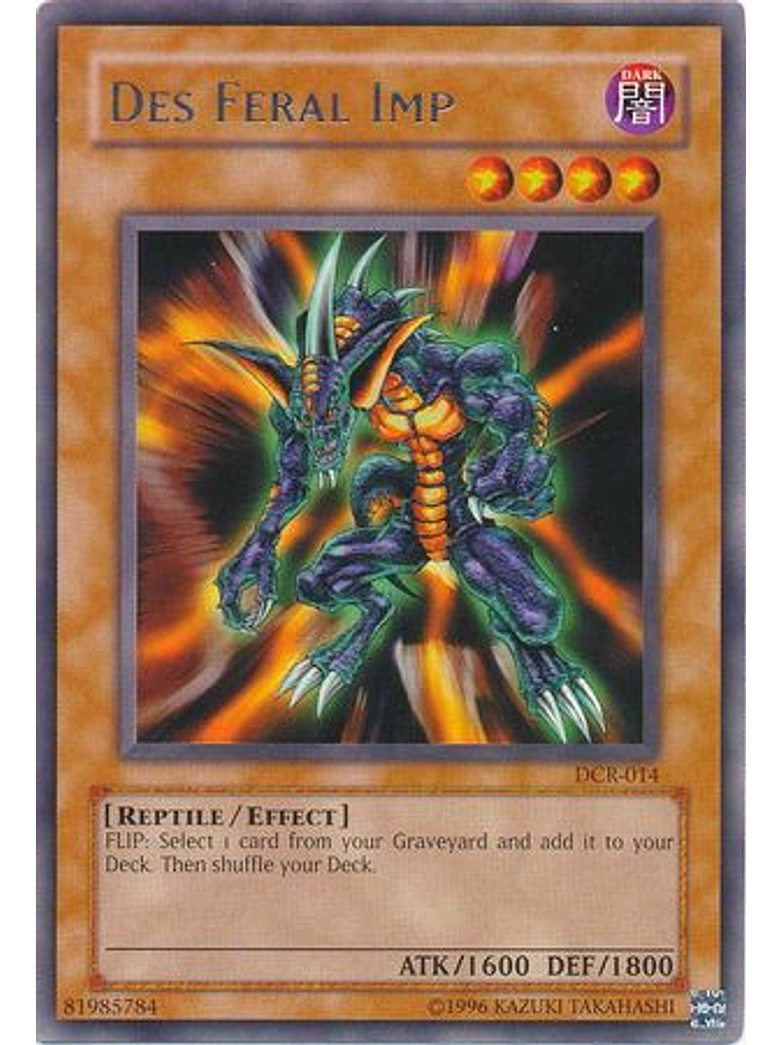 Des Feral Imp - DCR-EN014 - Rare Unlimited (25th Anniversary Edition) 1