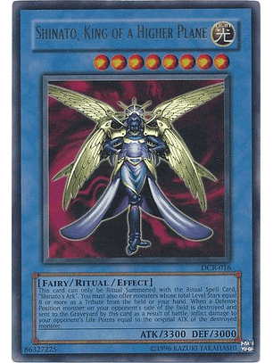 Shinato, King of a Higher Plane - DCR-EN016 - Ultra Rare Unlimited (25th Anniversary Edition)