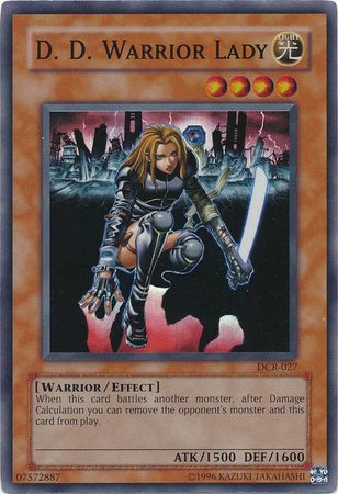 D.D. Warrior Lady - DCR-EN027 - Super Rare Unlimited (25th Anniversary Edition)