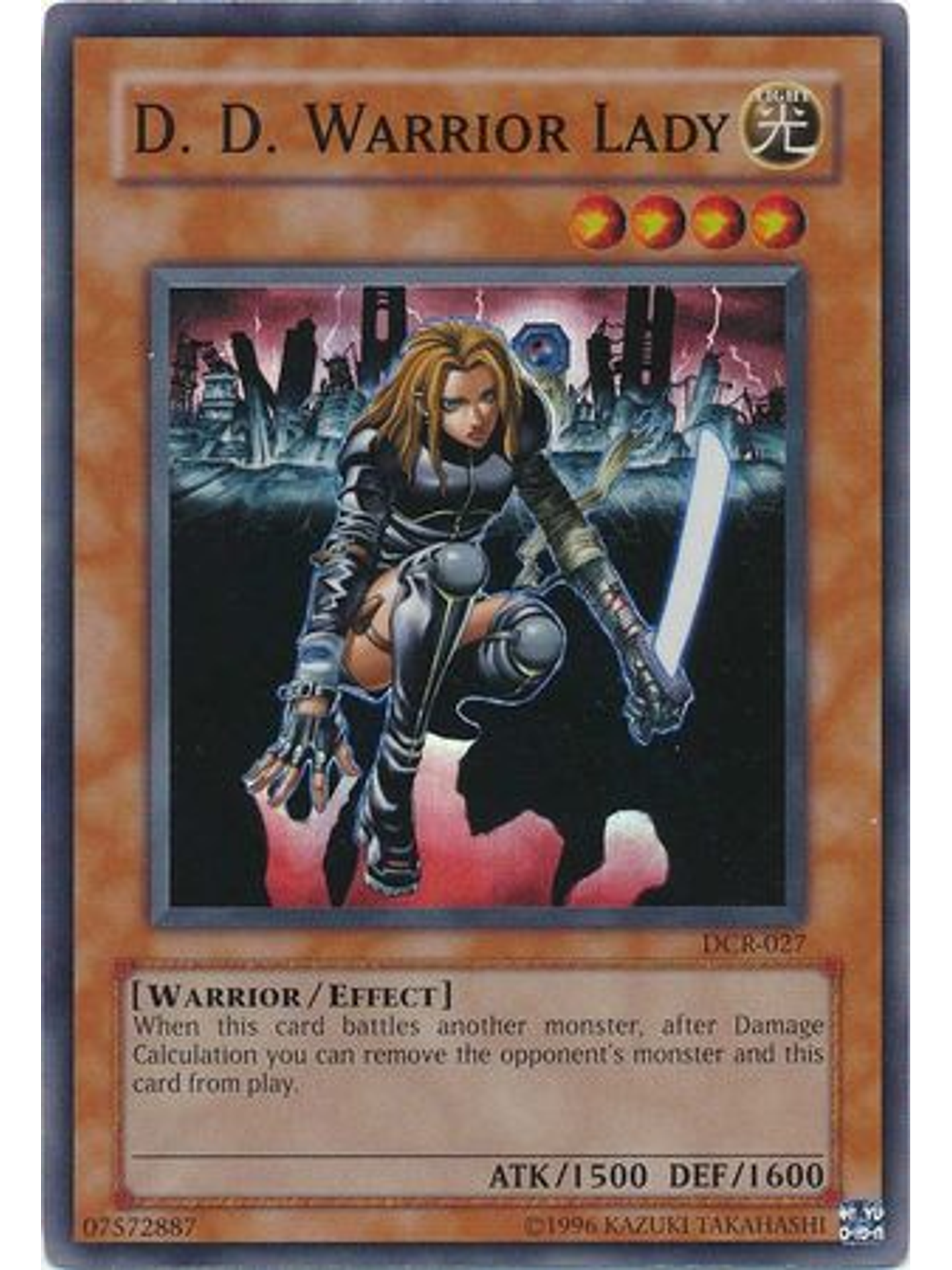 D.D. Warrior Lady - DCR-EN027 - Super Rare Unlimited (25th Anniversary Edition) 1