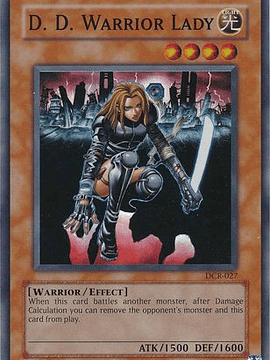 D.D. Warrior Lady - DCR-EN027 - Super Rare Unlimited (25th Anniversary Edition)