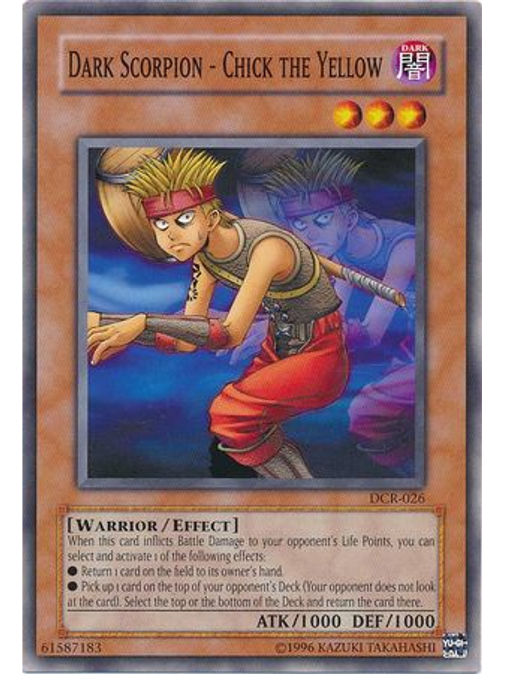 Dark Scorpion - Chick the Yellow - DCR-EN026 - Common Unlimited (25th Anniversary Edition) 1