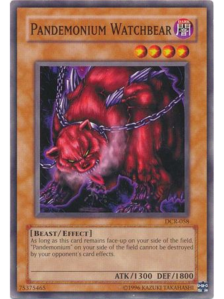 Pandemonium Watchbear - DCR-EN058 - Common Unlimited (25th Anniversary Edition) 1