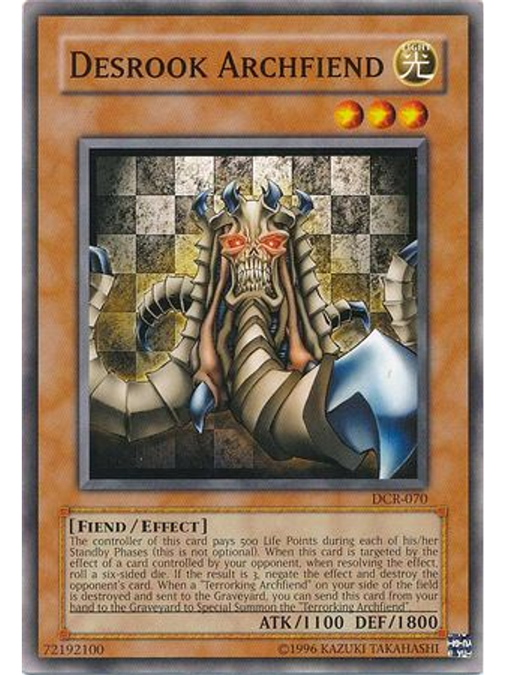 Desrook Archfiend - DCR-EN070 - Common Unlimited (25th Anniversary Edition) 1