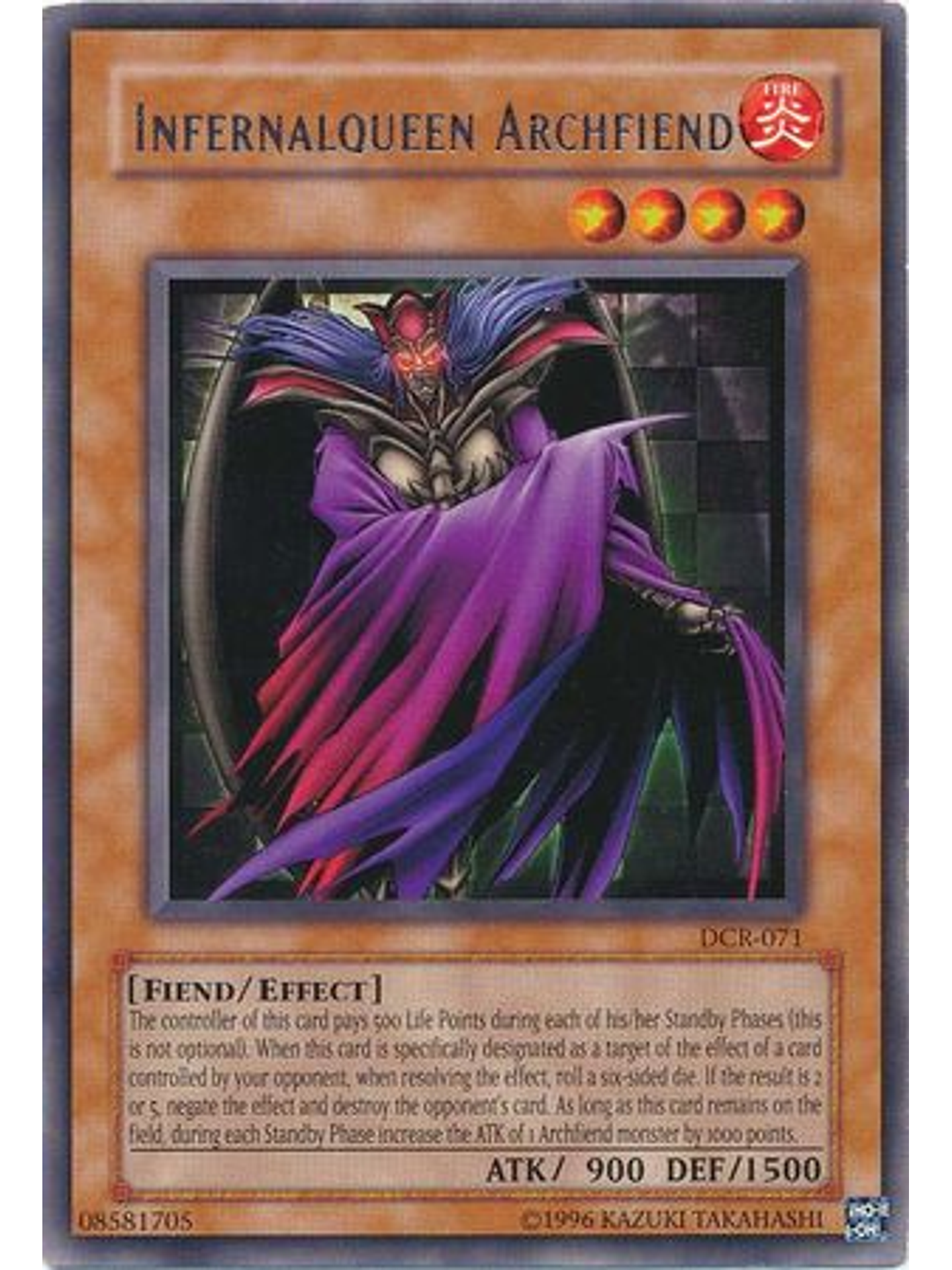 Infernalqueen Archfiend - DCR-EN071 - Rare Unlimited (25th Anniversary Edition) 1
