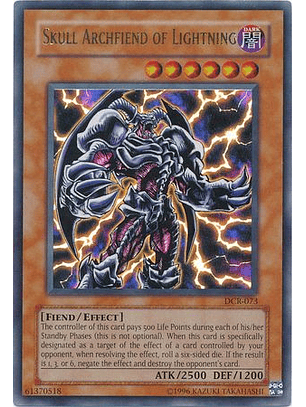 Skull Archfiend of Lightning - DCR-EN073 - Ultra Rare Unlimited (25th Anniversary Edition)