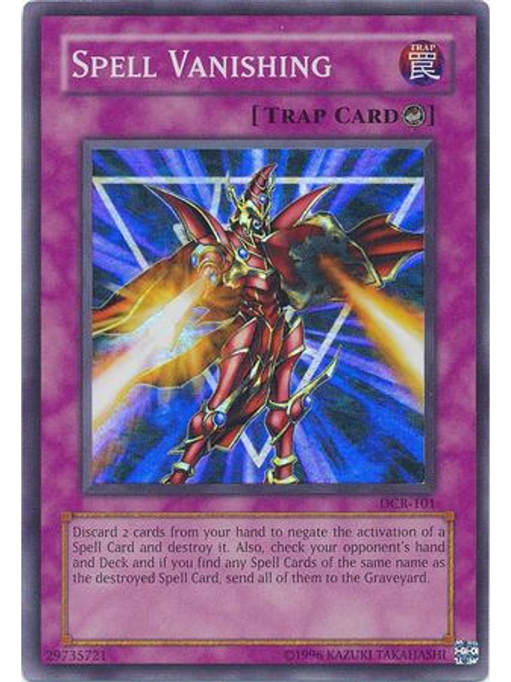 Spell Vanishing - DCR-EN101 - Super Rare Unlimited (25th Anniversary Edition) 1