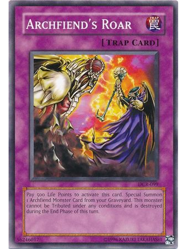 Archfiend's Roar - DCR-EN099 - Common Unlimited (25th Anniversary Edition) 1
