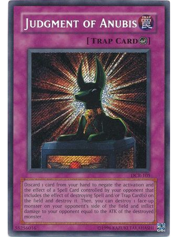 Judgment of Anubis - DCR-EN105 - Secret Rare Unlimited (25th Anniversary Edition) 1