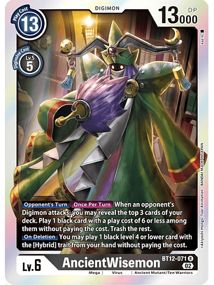 BT12-071 R AncientWisemon 
