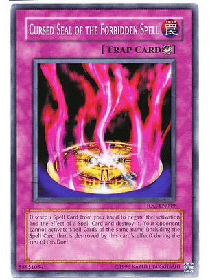 Cursed Seal of the Forbidden Spell - IOC-EN049 - Common - Unlimited (25th Anniversary Edition)