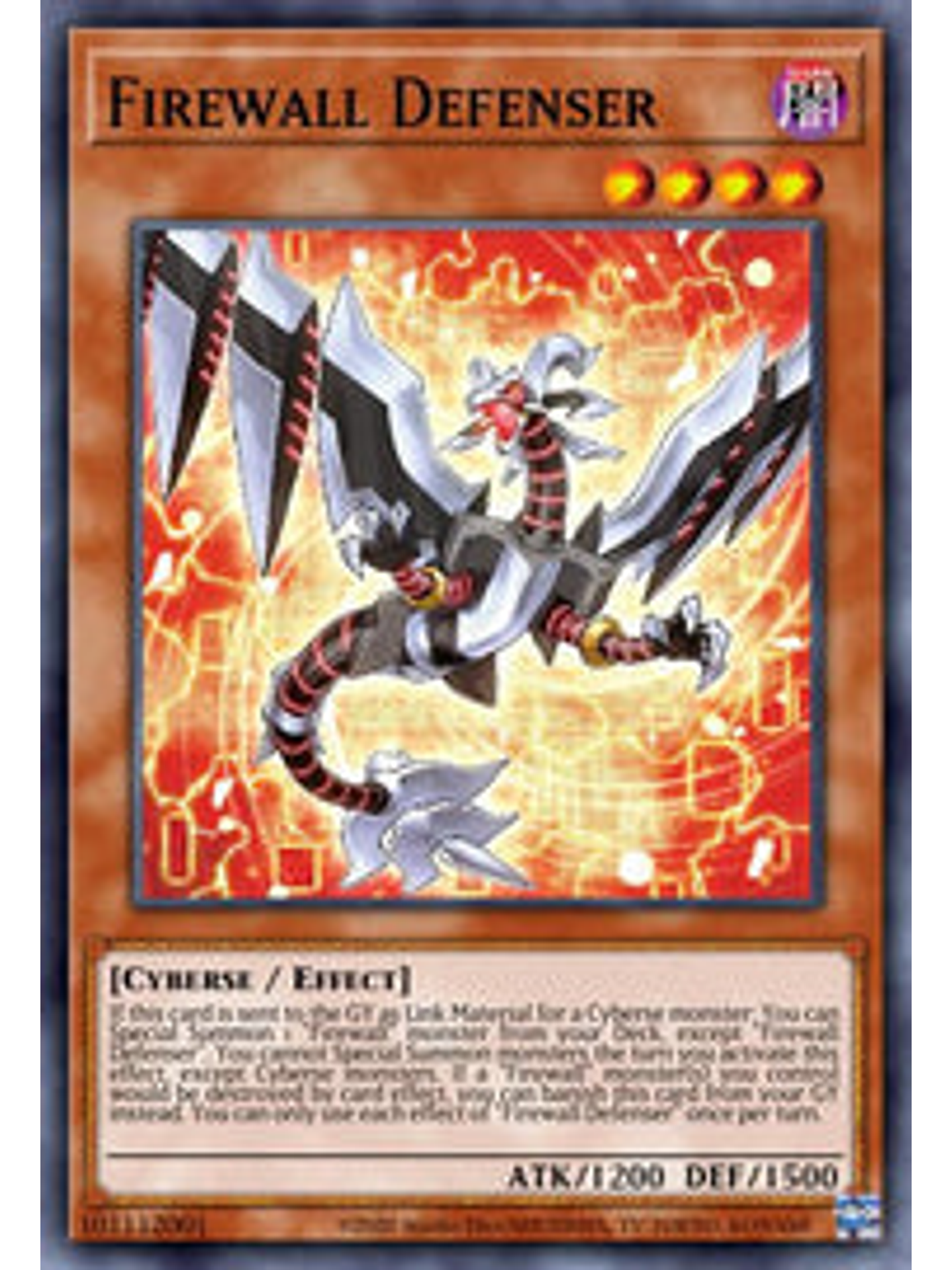 Firewall Defenser - CYAC-EN001 - Ultra Rare 1st Edition 1